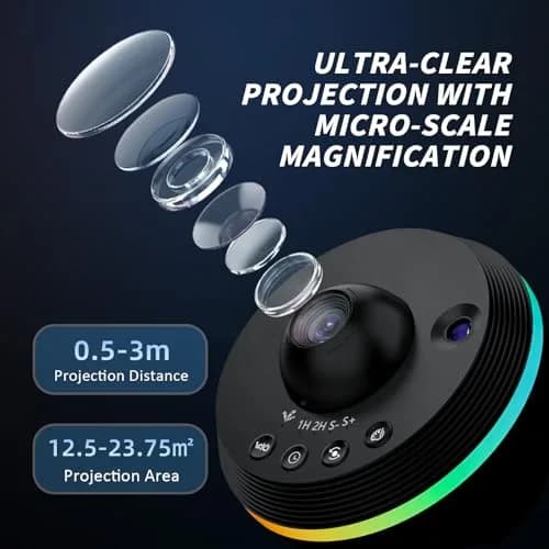 Ainael Galaxy Projector 5K HD Star Planetarium Night Light | Immersive Space Ceiling Decor thumbnail 3