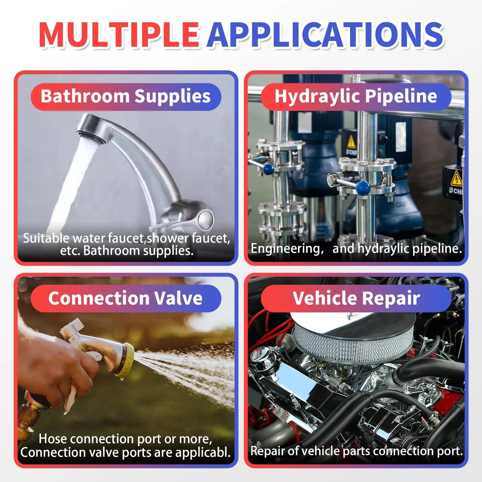 ZDBB 826 Pcs SAE & Metric Nitrile Rubber O-Ring Kit with 64 Sizes - view 2