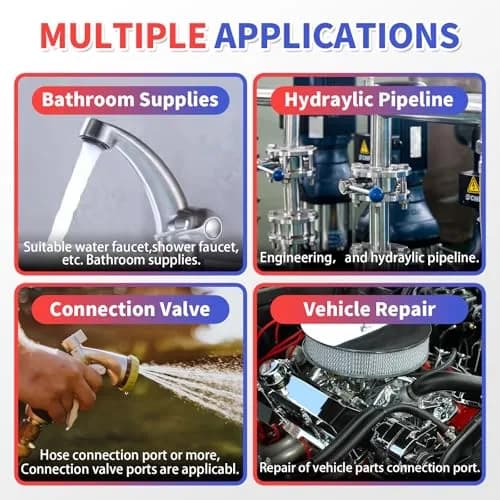 ZDBB 826 Pcs Universal Rubber O-Ring Assortment Kit | Nitrile Rubber (Buna-N 70A) for Automotive & Plumbing thumbnail 2