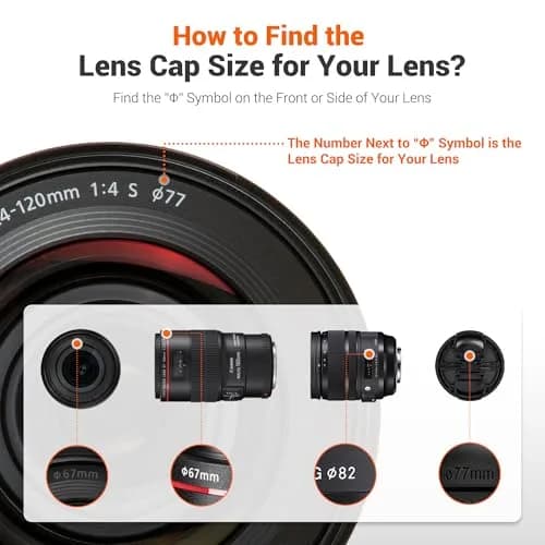 JJC 43mm Center Pinch Lens Cap with Anti-Loss Keeper for Canon RF 50mm f1.8 STM, Fujifilm XF 35mm f2 R WR Lens & More 43mm Thread Cameras | Protects from Scratches, Dust, and Fingerprints thumbnail 2