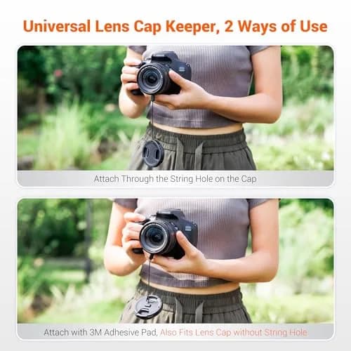 JJC 43mm Center Pinch Lens Cap with Anti-Loss Keeper for Canon RF 50mm f1.8 STM, Fujifilm XF 35mm f2 R WR Lens & More 43mm Thread Cameras | Protects from Scratches, Dust, and Fingerprints thumbnail 3