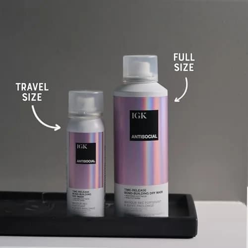 IGK Antisocial Overnight Dry Hair Mask 156ml (5.5 Fl Oz) | Bond Repair for Damaged Hair thumbnail 4