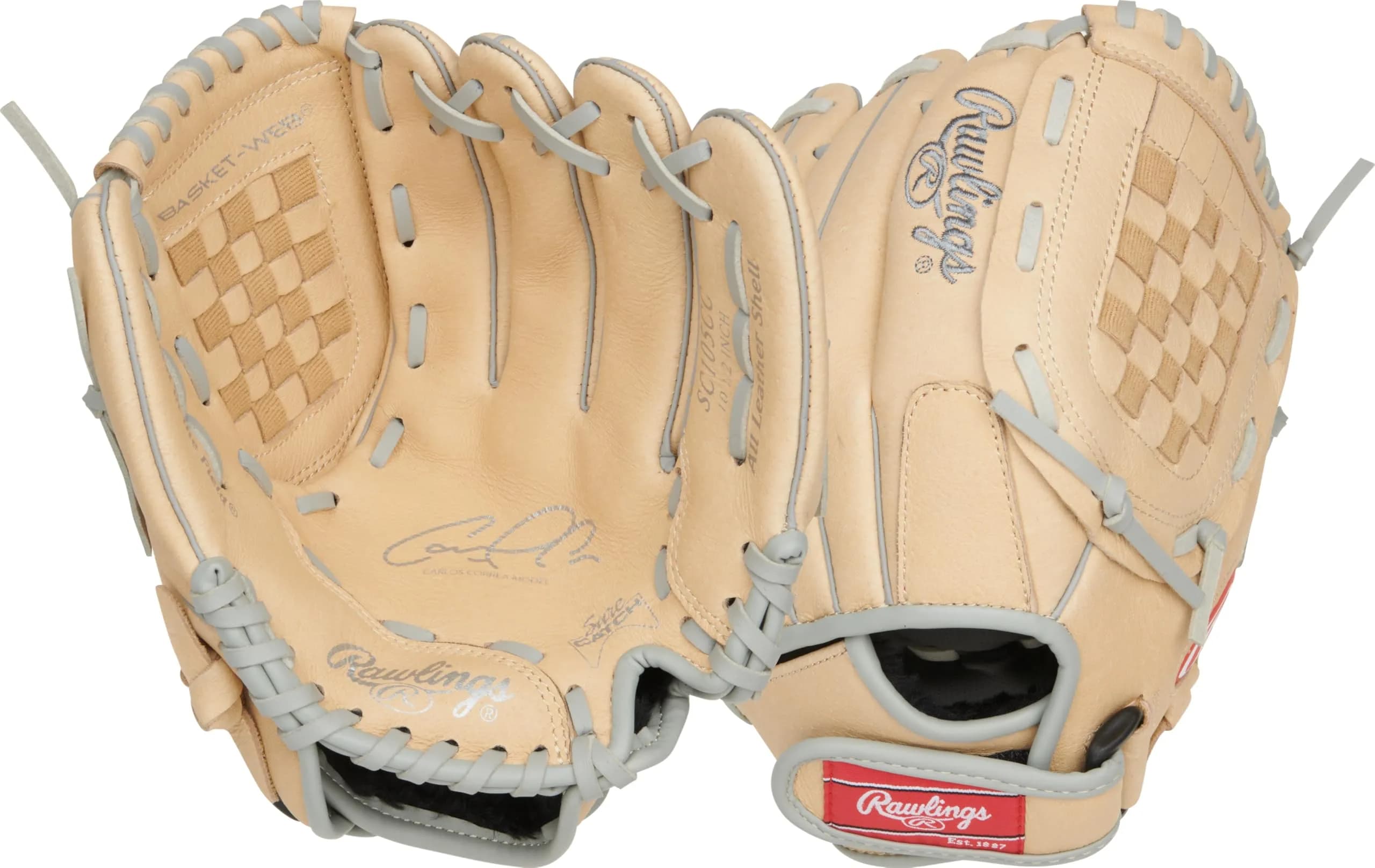 Rawlings Sure Catch Carlos Correa Youth Baseball Glove 10.5 inch | RHT | Camel - main product image