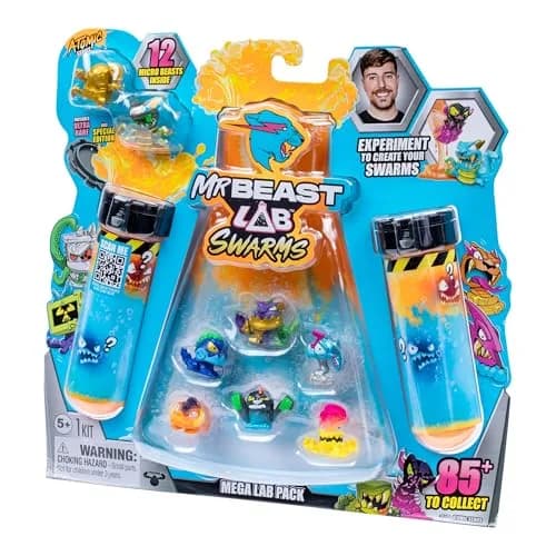 MRBEAST LAB Swarms Atomic Series 12 Pack Micro Beasts 2.5 cm (1 inch) | Collectible Toy Figures for Kids 3+ thumbnail 3