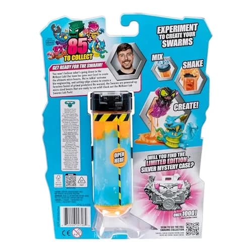 MrBeast Lab Swarms Atomic Series 2 Micro Beasts 5 Pack | Collectible Toy Figures for Kids 5+ thumbnail 3