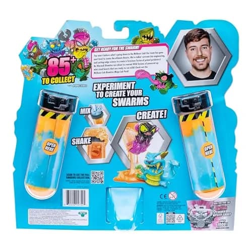 MRBEAST LAB Swarms Atomic Series 12 Pack Micro Beasts | Collectible Toy Figures for Kids 3-180 Months thumbnail 2