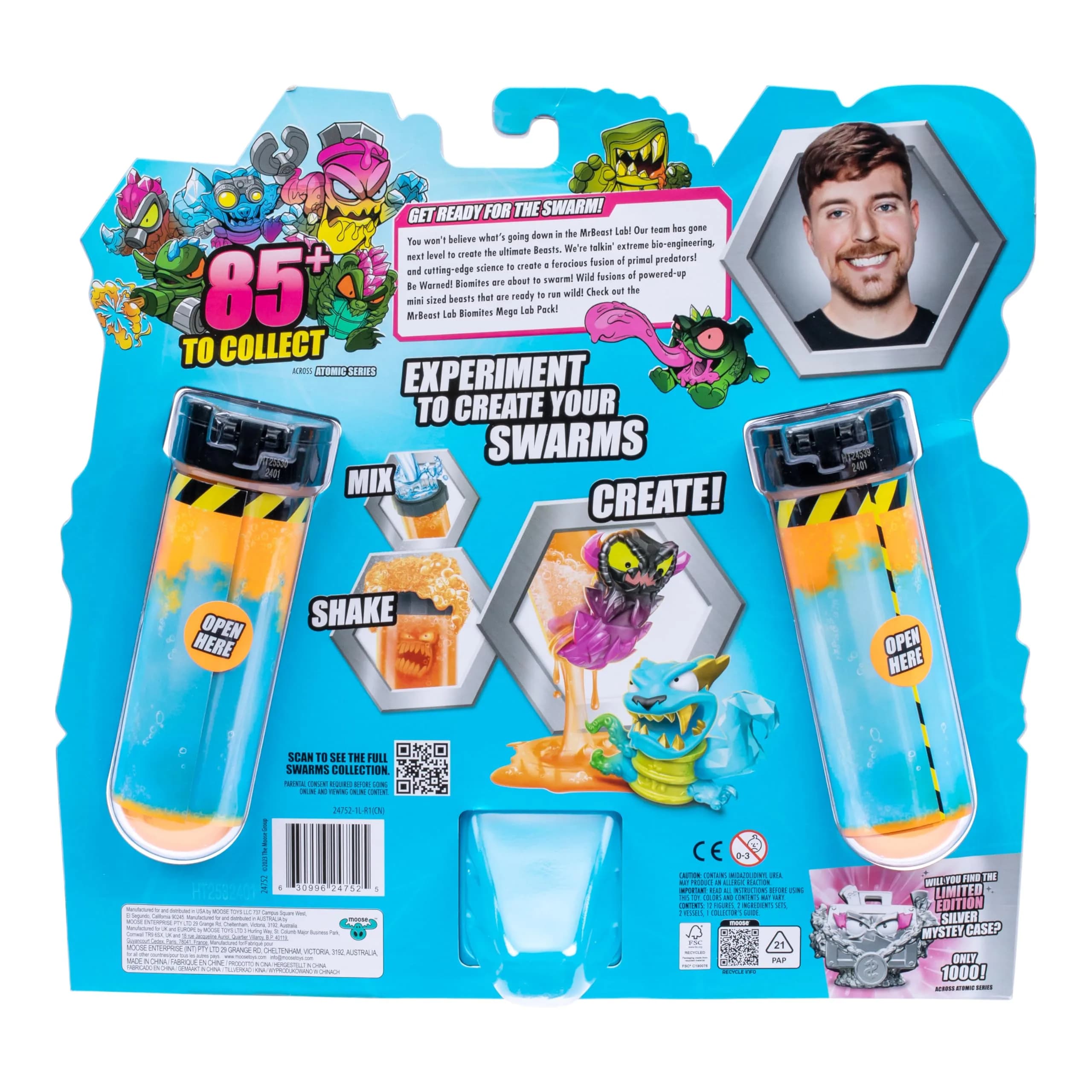 MRBEAST LAB Swarms Atomic Series 12 Pack Micro Beasts | Collectible Toy Figures for Kids 3-180 Months - view 2
