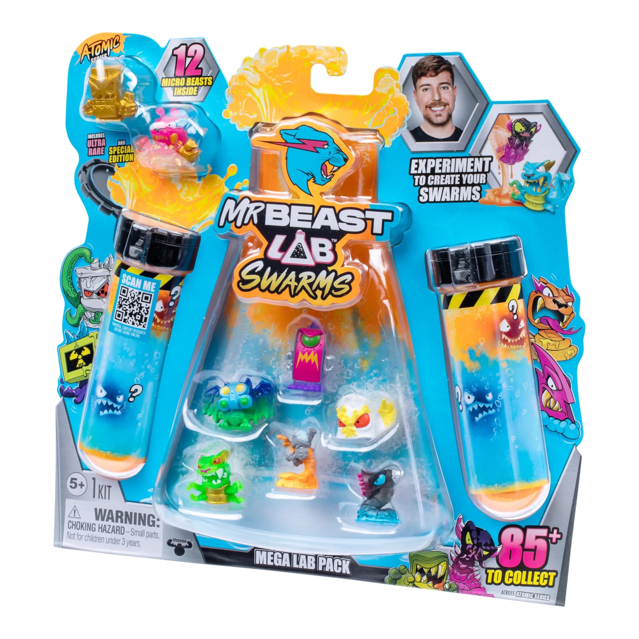 MRBEAST LAB Swarms Atomic Series 12 Pack Micro Beasts | Collectible Toy Figures for Kids 3-180 Months - view 3