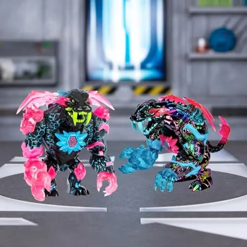 MRBEAST LAB Apex Beast Neon Panther Collector Figure | 6.5 Inch/16.5cm, Articulated, Premium Packaging thumbnail 2