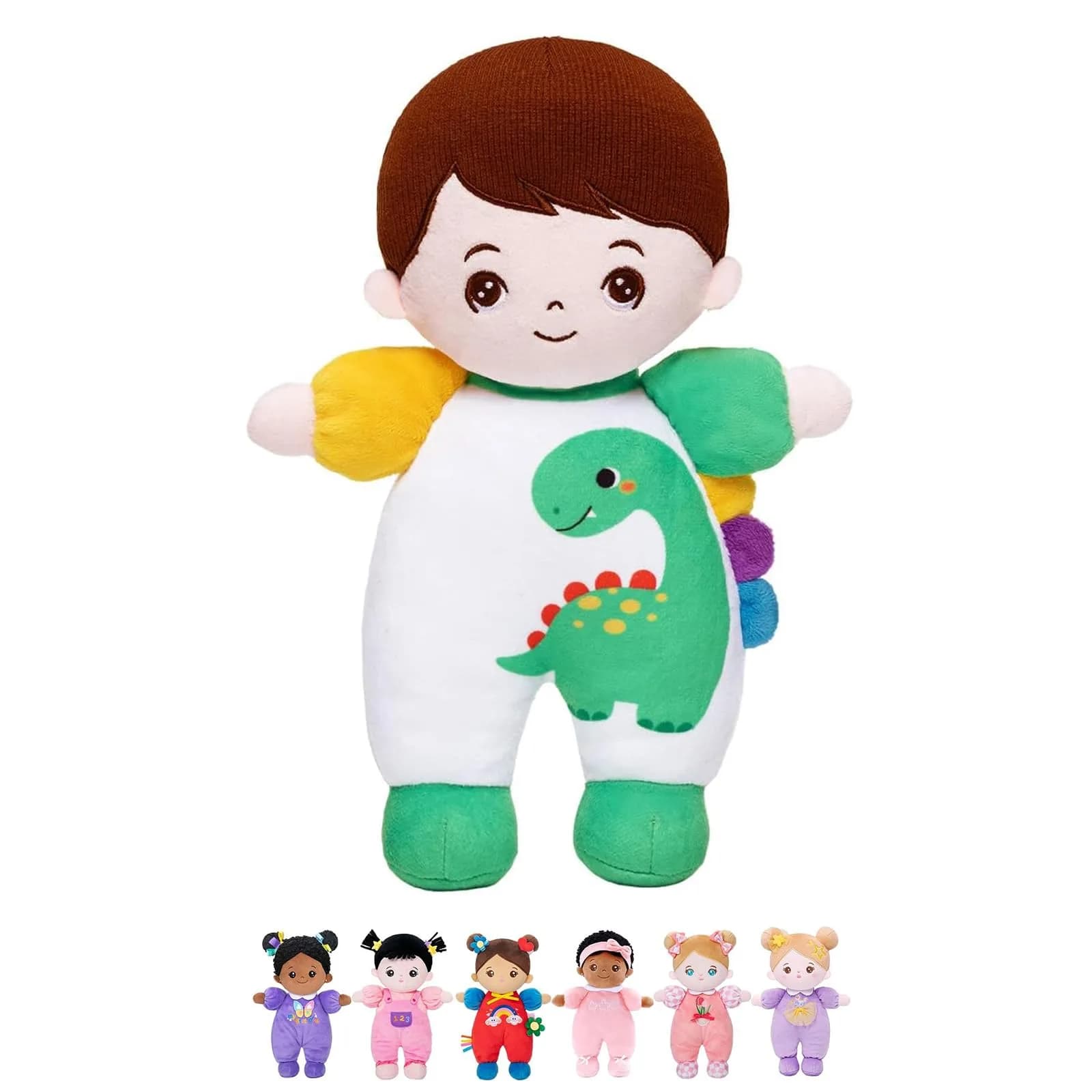 OUOZZZ Soft Baby Doll 10" (B-bacarl02) | First Birthday Toys for 1 Year Old Boy - main product image