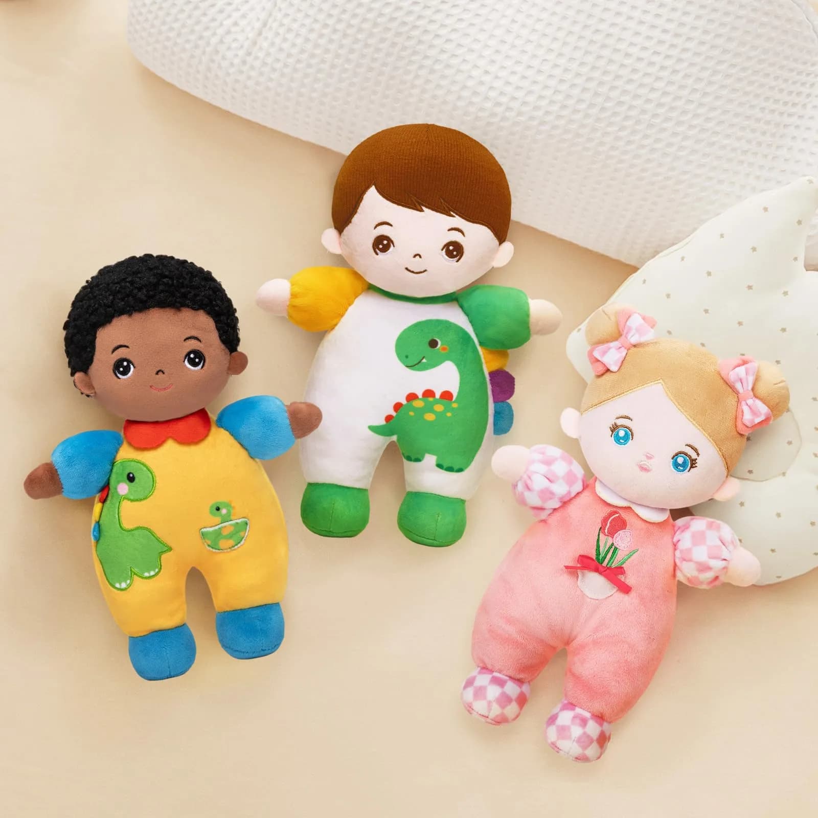 OUOZZZ Soft Baby Doll 10" (B-bacarl02) | First Birthday Toys for 1 Year Old Boy - view 7