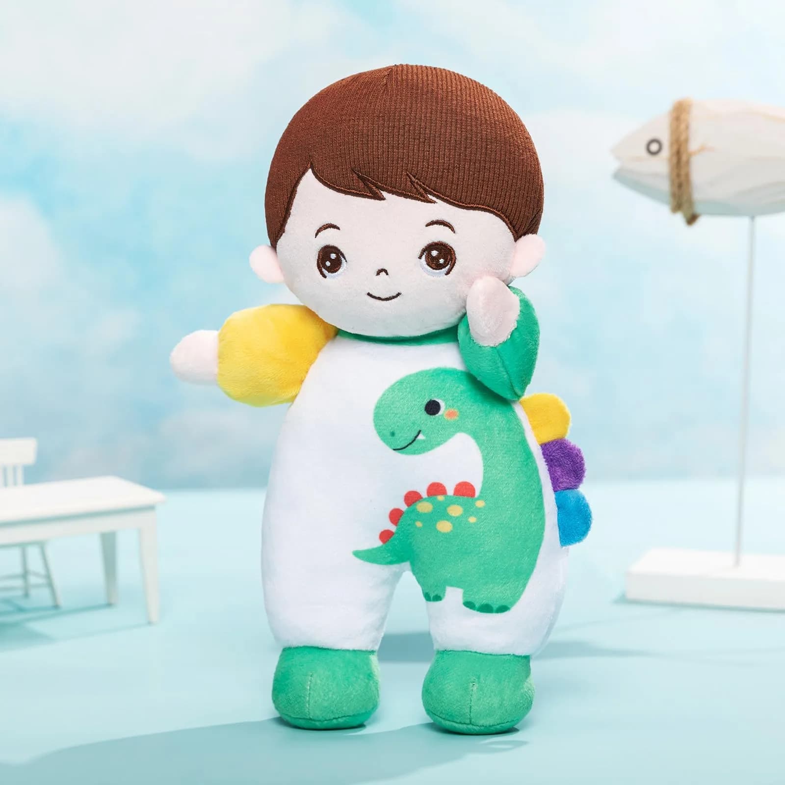 OUOZZZ Soft Baby Doll 10" (B-bacarl02) | First Birthday Toys for 1 Year Old Boy - view 8