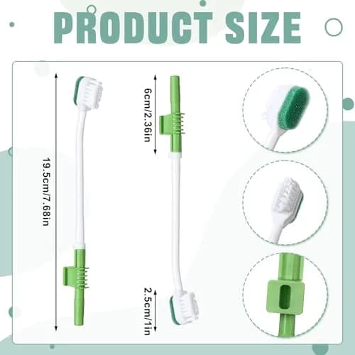 Didaey Green 10 Pcs Oral Suction Swabs Sponge Toothbrush | Individually Wrapped thumbnail 2