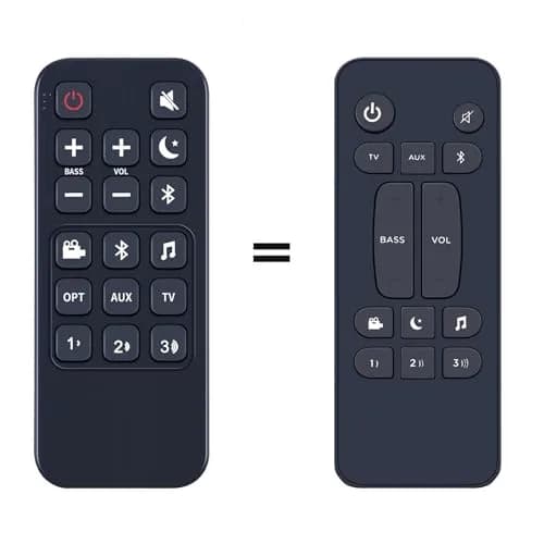 WDZP Remote Control for Polk Signa S1 & S2 | Universal Replacement, Infrared, 12m Range thumbnail 1