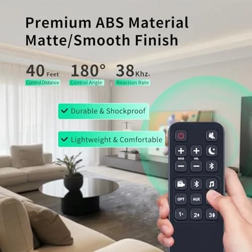 WDZP Remote Control for Polk Signa S1 & S2 | Universal Replacement, Infrared, 12m Range thumbnail 5