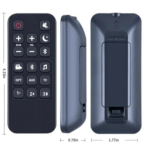 WDZP Remote Control for Polk Signa S1 & S2 | Universal Replacement, Infrared, 12m Range thumbnail 7