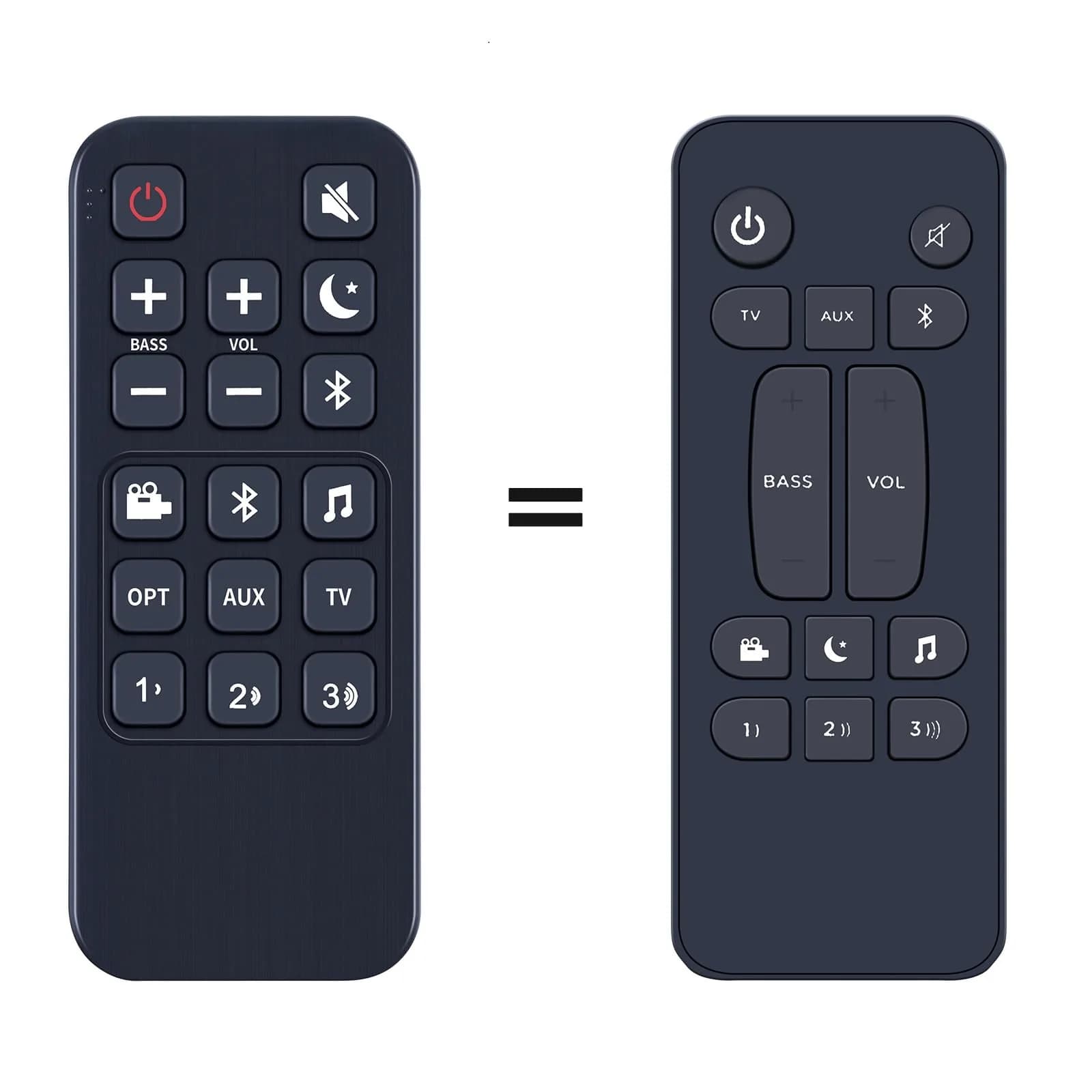 WDZP Universal Remote for Polk Audio Mini CD AM/FM HD Radio Soundbar | No Programming, 12m Infrared Range — replacement universal