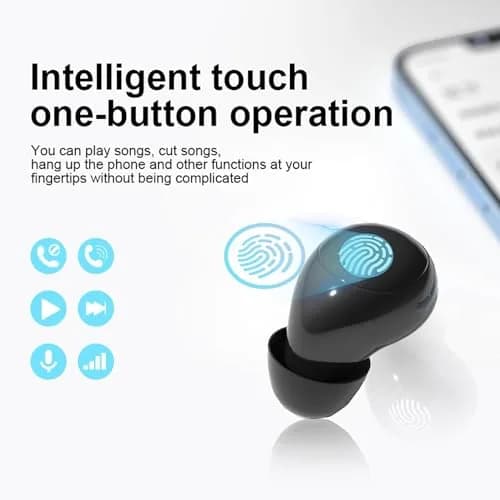 YXYKODM Invisible Mini Wireless Bluetooth Earbuds Tiny IPX5 Waterproof Sleep Stereo | Comfortable for Side Sleeping thumbnail 6