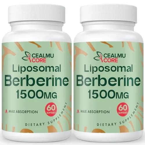 CEALMU CORE Liposomal Berberine HCL 60 Count | High Bioavailability Supplement for Adults thumbnail 1