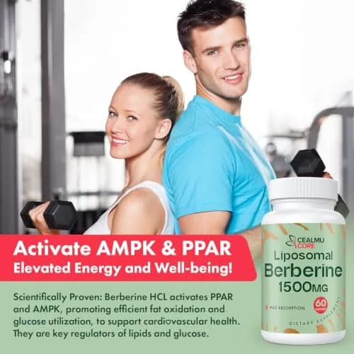 CEALMU CORE Liposomal Berberine HCL 60 Count | High Bioavailability Supplement for Adults thumbnail 5