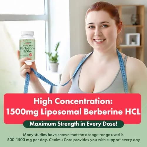 CEALMU CORE Liposomal Berberine HCL 60 Count | High Bioavailability Supplement for Adults thumbnail 2