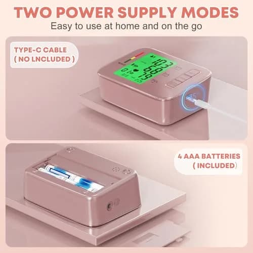 Double love Automatic Arm Blood Pressure Monitor with Voice Broadcast & 180 Records | 21.5-41.9 cm (8.7-16.5 inches) Adjustable Cuff thumbnail 4