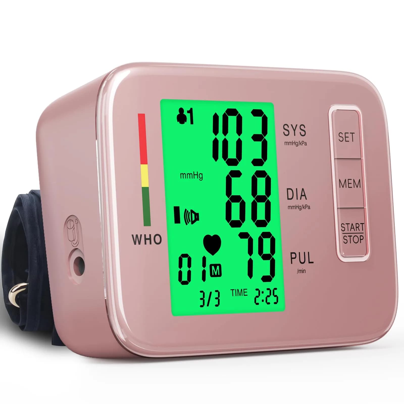 Double love Automatic Arm Blood Pressure Monitor with Voice Broadcast & 180 Records | 21.5-41.9 cm (8.7-16.5 inches) Adjustable Cuff
