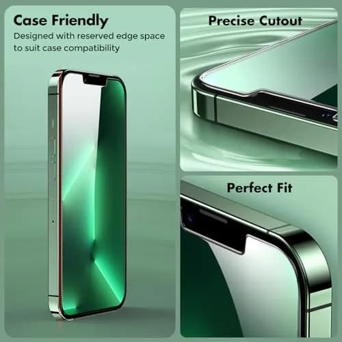 UNBREAKcable 2-Pack Screen Protector for iPhone 14 Plus/13 Pro Max | 9H Hardness, HD Clarity, Easy Install thumbnail 5
