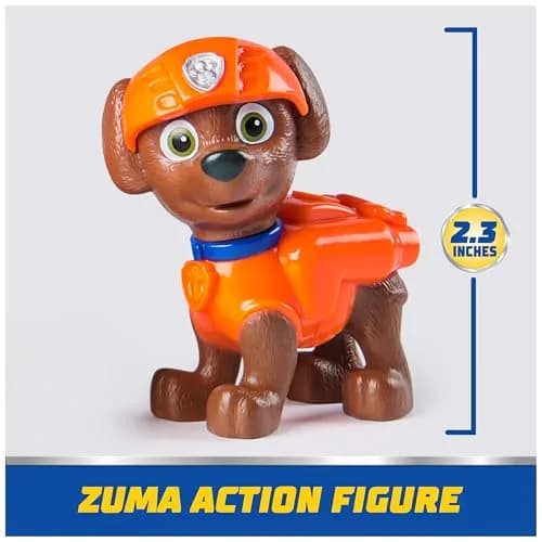 Paw Patrol Zuma Hovercraft Toy Vehicle with Collectible Figure | Ages 3+ | Plastic thumbnail 6