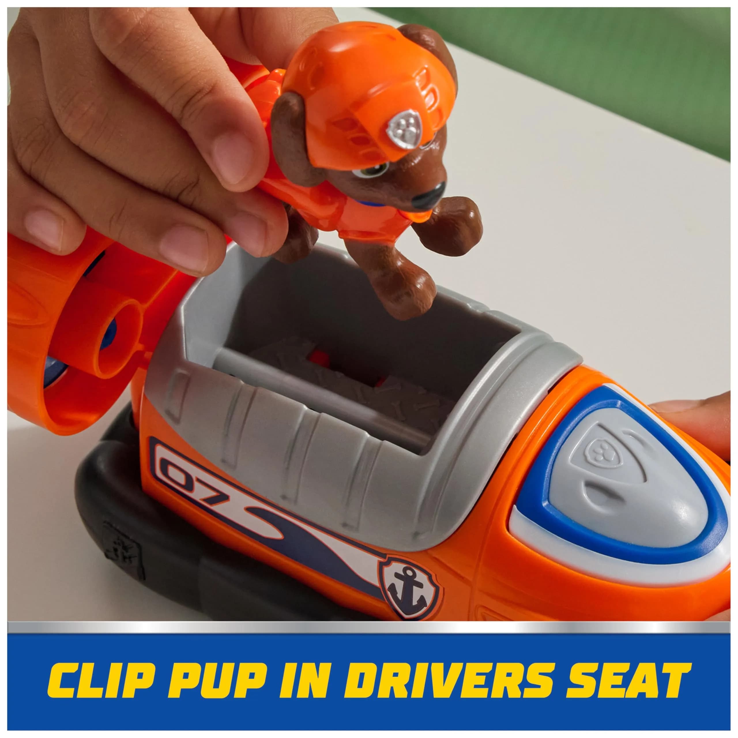 Paw Patrol Zuma Hovercraft Toy Vehicle with Collectible Figure | Ages 3+ | Plastic - view 7