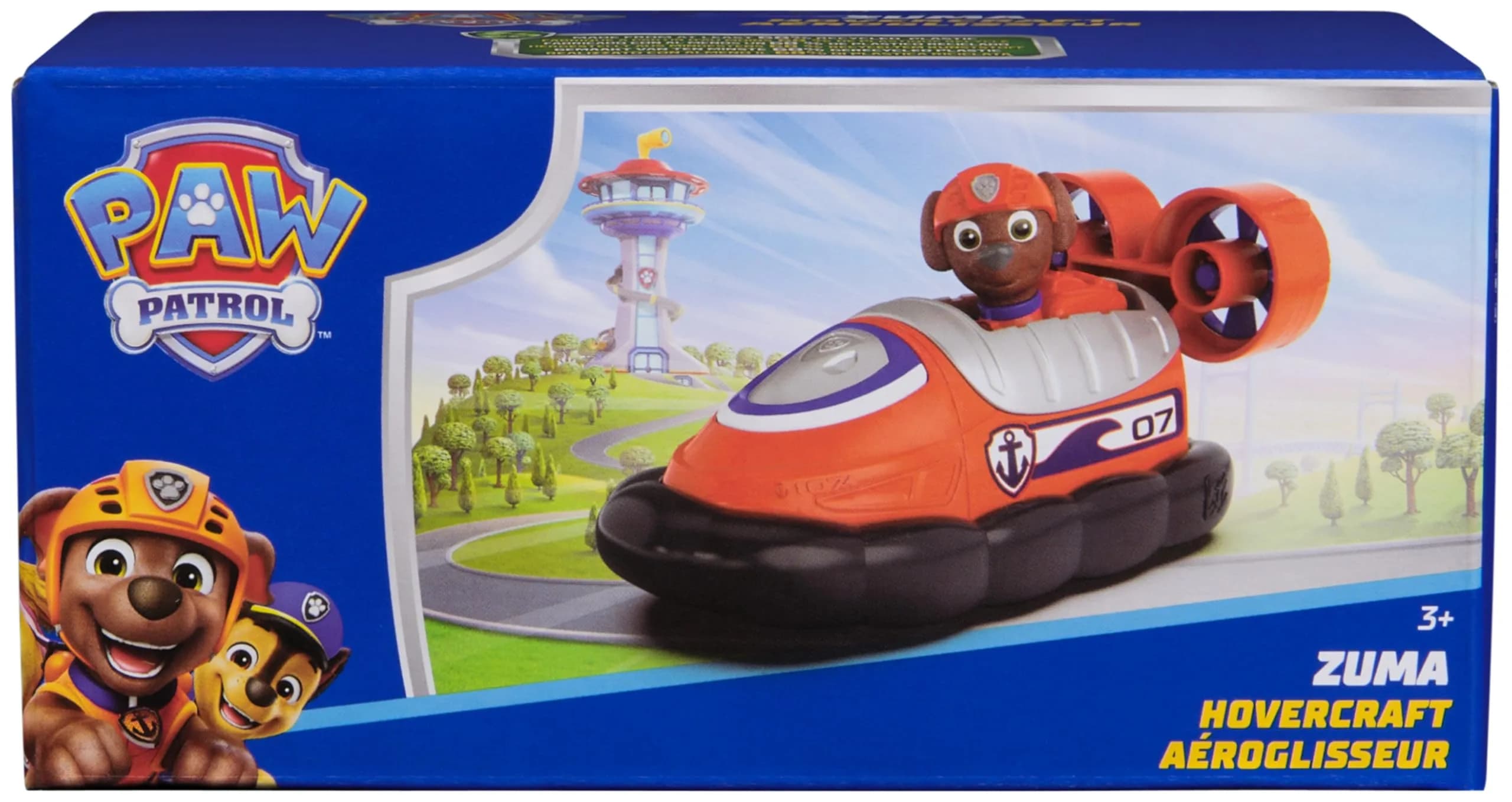 Paw Patrol Zuma Hovercraft Toy Vehicle with Collectible Figure | Ages 3+ | Plastic - view 9