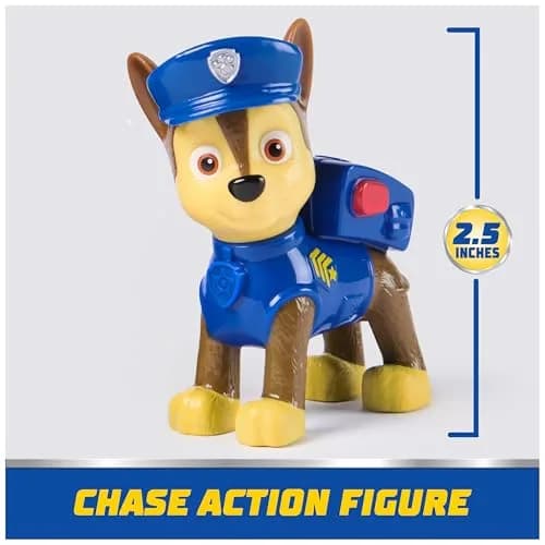 Paw Patrol Chase's Patrol Cruiser Toy Car with Collectible Action Figure | Made with 80% Recycled Plastic thumbnail 6