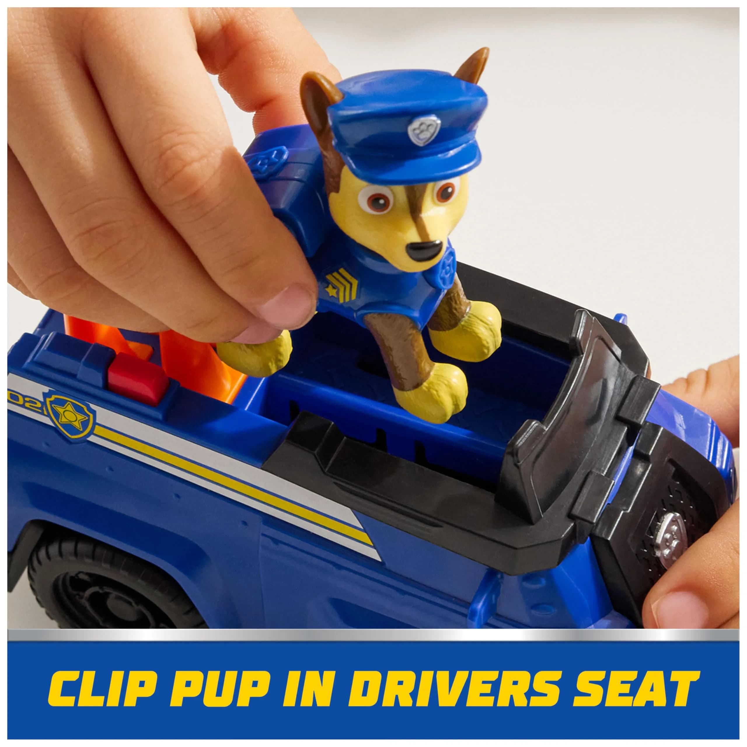 Paw Patrol Chase Patrol Cruiser Toy Car with Collectible Figure, Sustainably Minded Kids Toys (Ages 3+) - view 7
