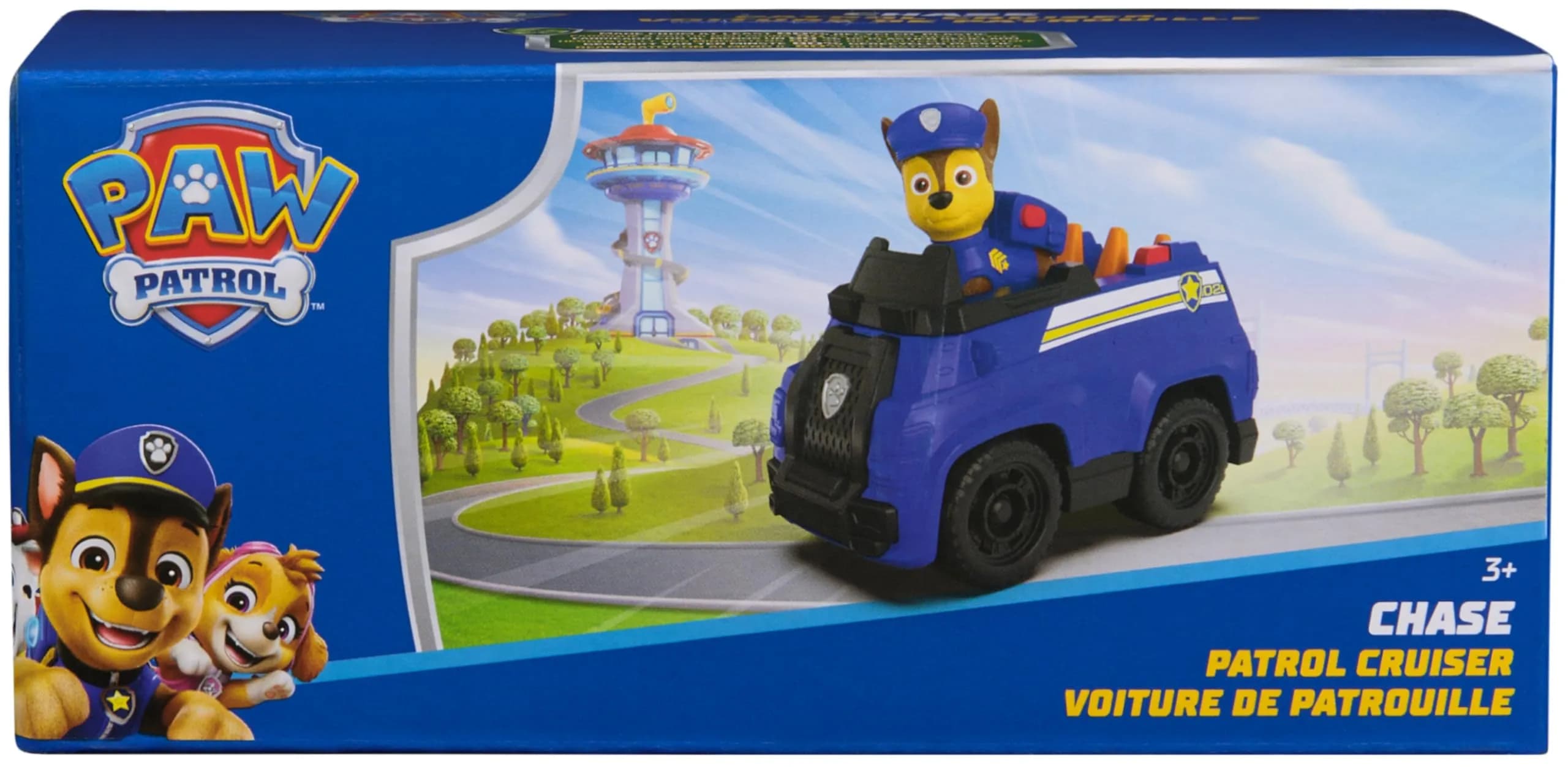 Paw Patrol Chase Patrol Cruiser Toy Car with Collectible Figure, Sustainably Minded Kids Toys (Ages 3+) - view 8