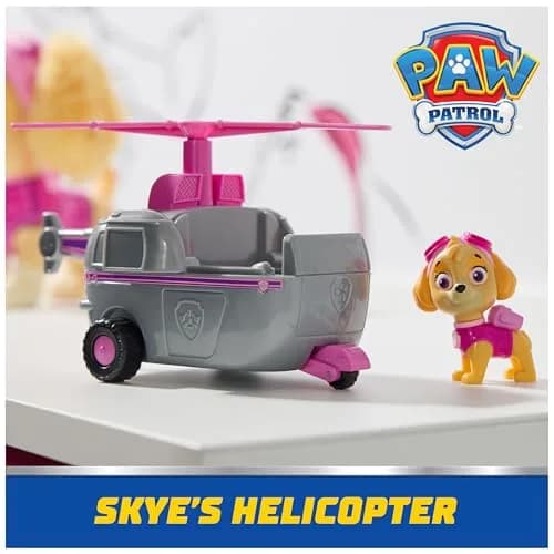 Paw Patrol Skye's Helicopter Toy Vehicle with Collectible Action Figure | ASTM-Tested Toy for Kids Ages 3+ thumbnail 2