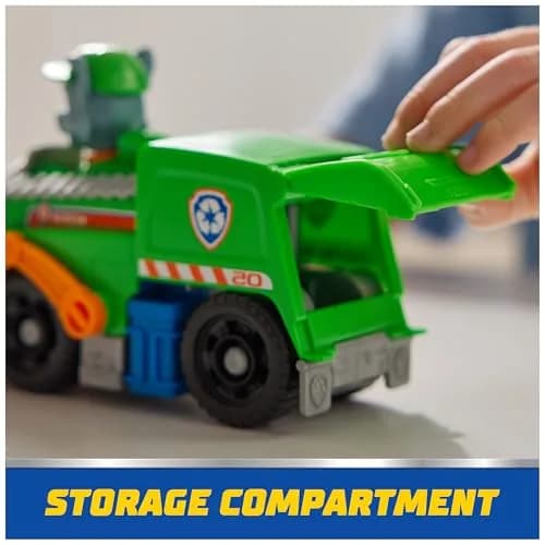 Paw Patrol Rocky's Recycle Truck Toy Vehicle & Collectible Action Figure | ASTM-Tested Educational Toy thumbnail 4