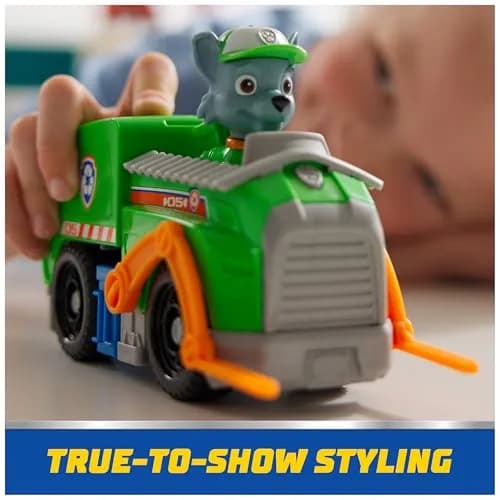 Paw Patrol Rocky's Recycle Truck Toy Vehicle & Collectible Action Figure | ASTM-Tested Educational Toy thumbnail 9