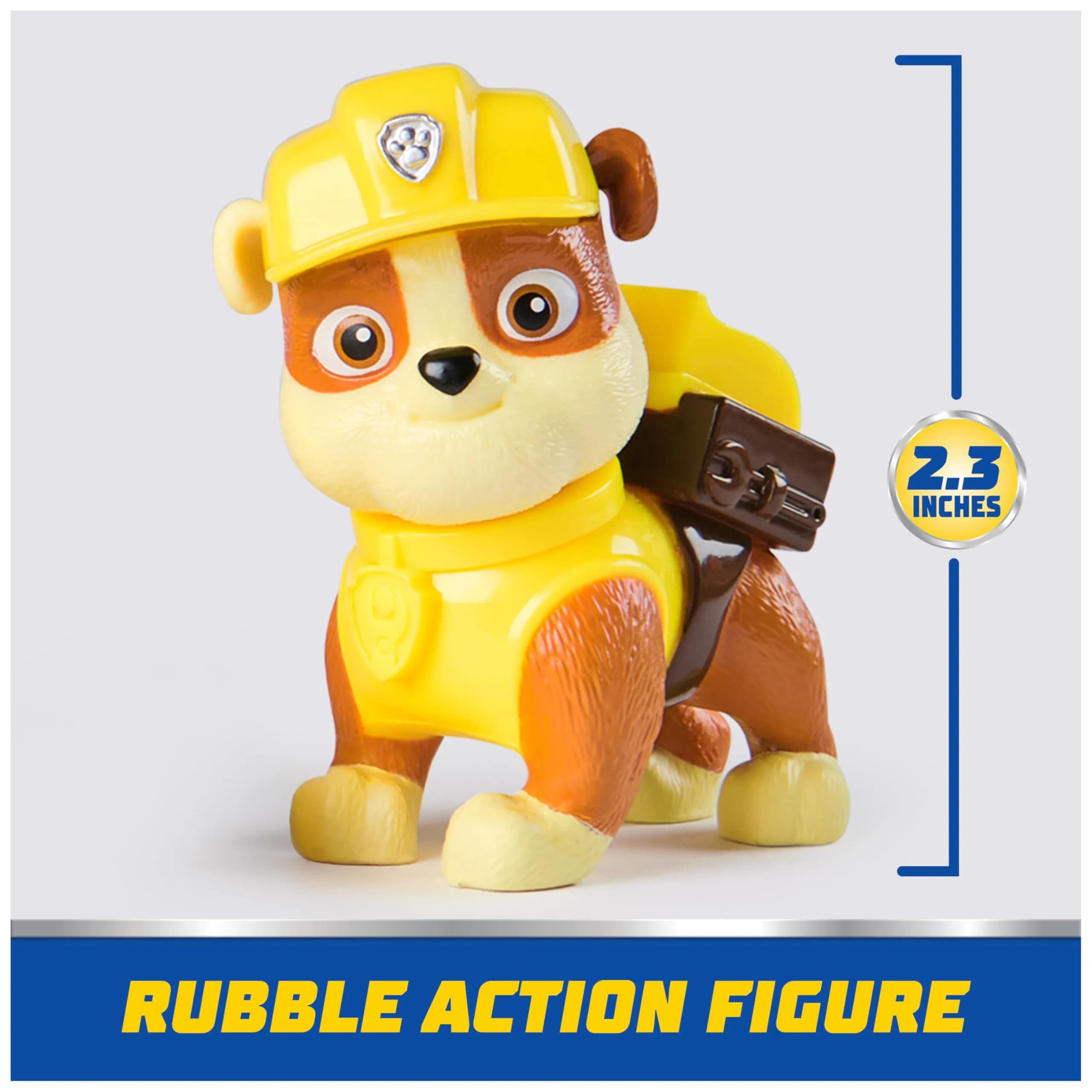Paw Patrol Rubble's Bulldozer Toy Truck with Collectible Action Figure | ASTM-Tested Toy for Kids 3+ - view 7