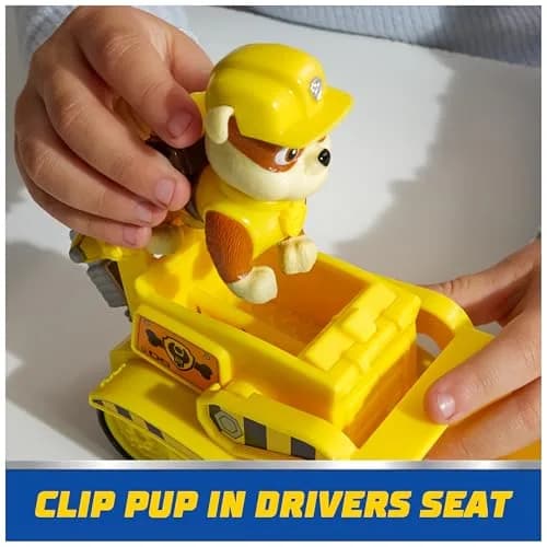 Paw Patrol Rubble's Bulldozer Toy Truck with Collectible Action Figure | ASTM-Tested Toy for Kids 3+ thumbnail 8