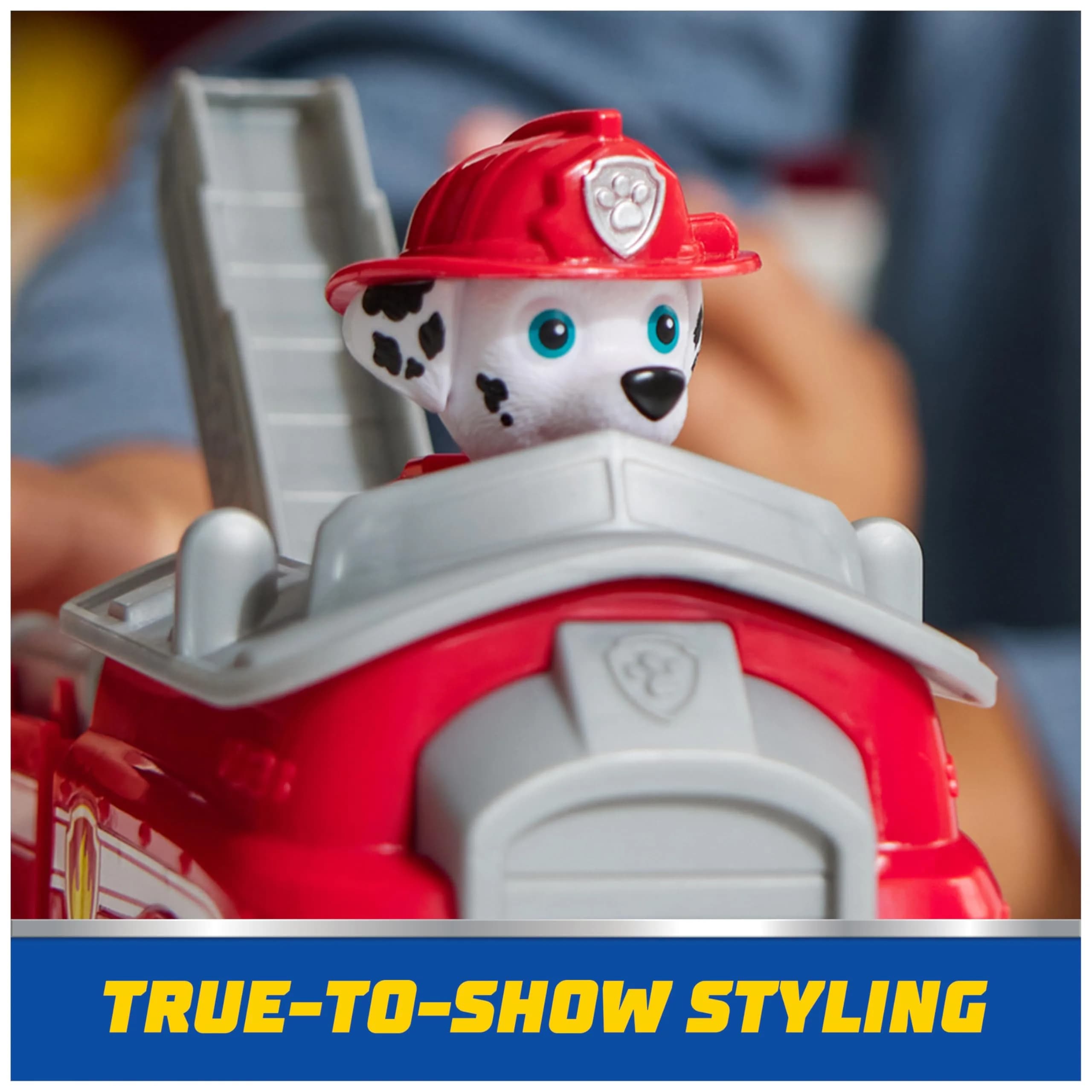 Paw Patrol Marshall's Firetruck Toy Vehicle with Collectible Action Figure | ASTM-Tested Educational Toy - view 9