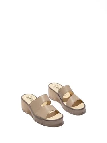Fly London Tech493fly Women's Sandal, taupe, US 7/7.5 | Cushioned Heel-Toe Insole for Comfort thumbnail 2