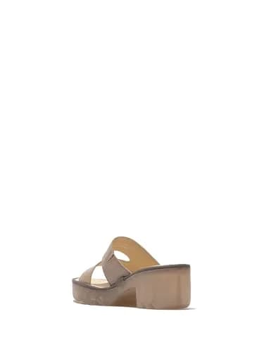 Fly London Tech493fly Women's Sandal, taupe, US 7/7.5 | Cushioned Heel-Toe Insole for Comfort thumbnail 3