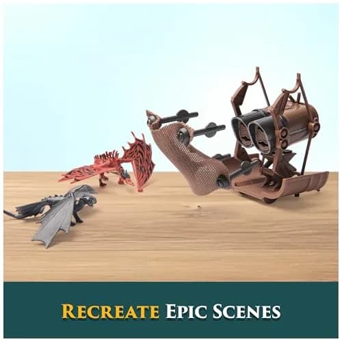 Dreamworks Dragons Dragon Catcher Toy Figure Playset with 5 Dragons & Mangler, 2-Inch Scale | ASTM-Tested Plastic thumbnail 6