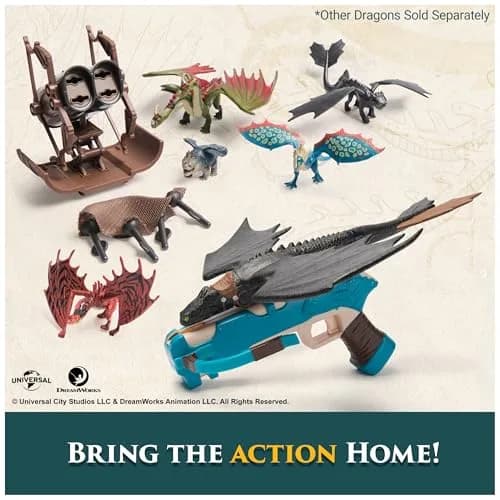 Dreamworks Dragons Dragon Catcher Toy Figure Playset with 5 Dragons & Mangler, 2-Inch Scale | ASTM-Tested Plastic thumbnail 7