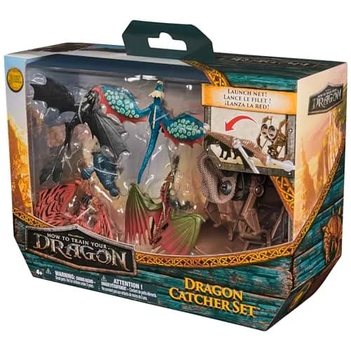 Dreamworks Dragons Dragon Catcher Toy Figure Playset with 5 Dragons & Mangler, 2-Inch Scale | ASTM-Tested Plastic thumbnail 8