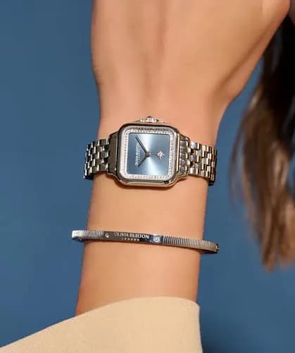 Olivia Burton Grosvenor Women's Quartz Watch 28mm Stainless Steel Water-Resistant Elegant Gift thumbnail 3