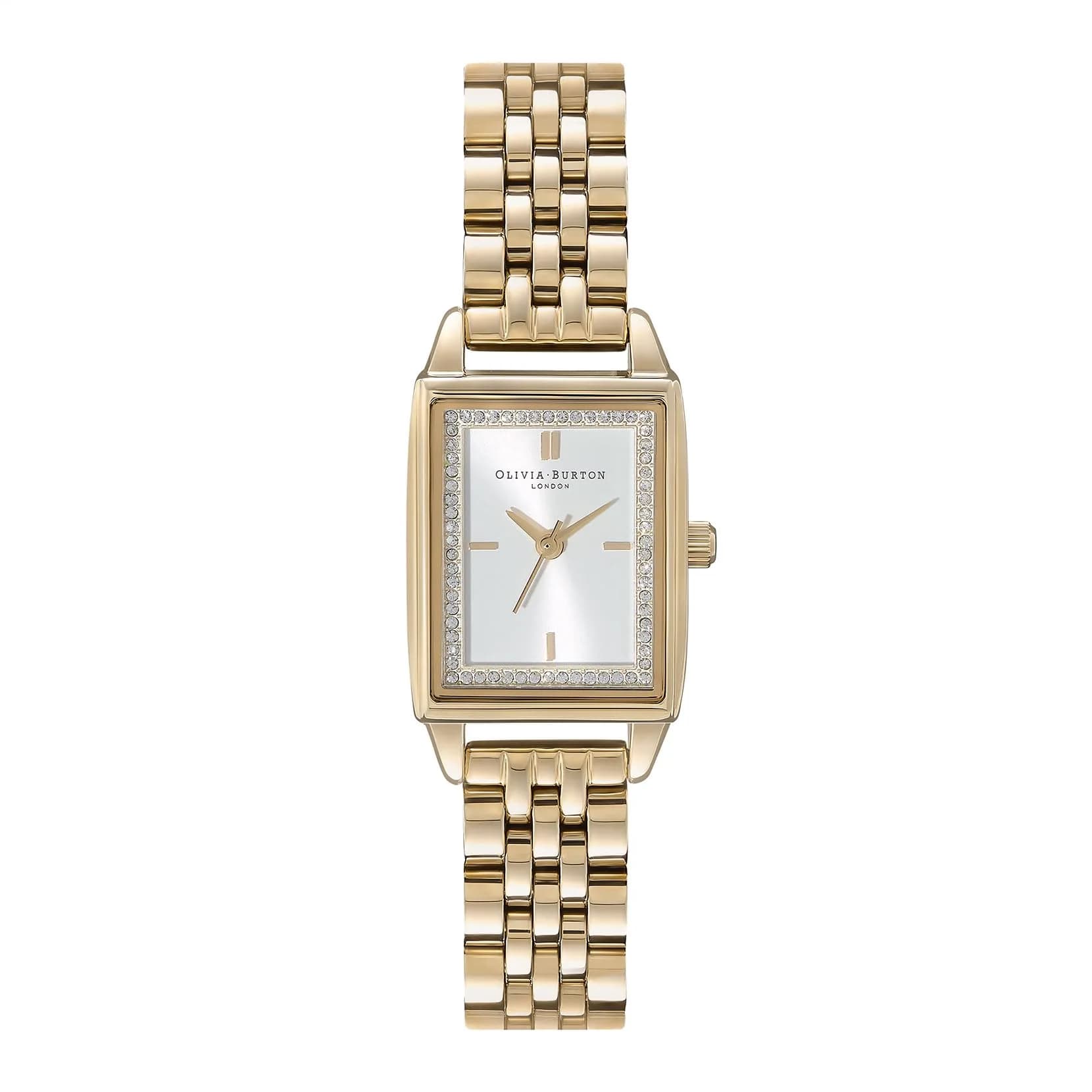 Olivia Burton Women's Quartz Watch 25.5mm | Water Resistant up to 3ATM, Classic & Contemporary Edge — Gold Plated Bracelet