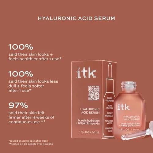 I.T.K. Glowy Skin 3-Step Routine - Hyaluronic Acid + Niacinamide Serum, Squalane Toner, Deep Moisture Ceramide Face Cream | Hydrating & Radiant thumbnail 7