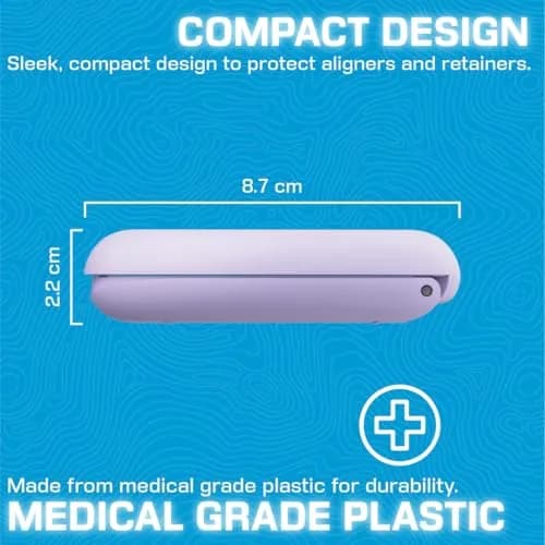 INVISALIGN Aligner and Retainer Case, Lavendream Lavender 20.17 cu in (8.7 x 8.7 x 2.2 Inch) thumbnail 5