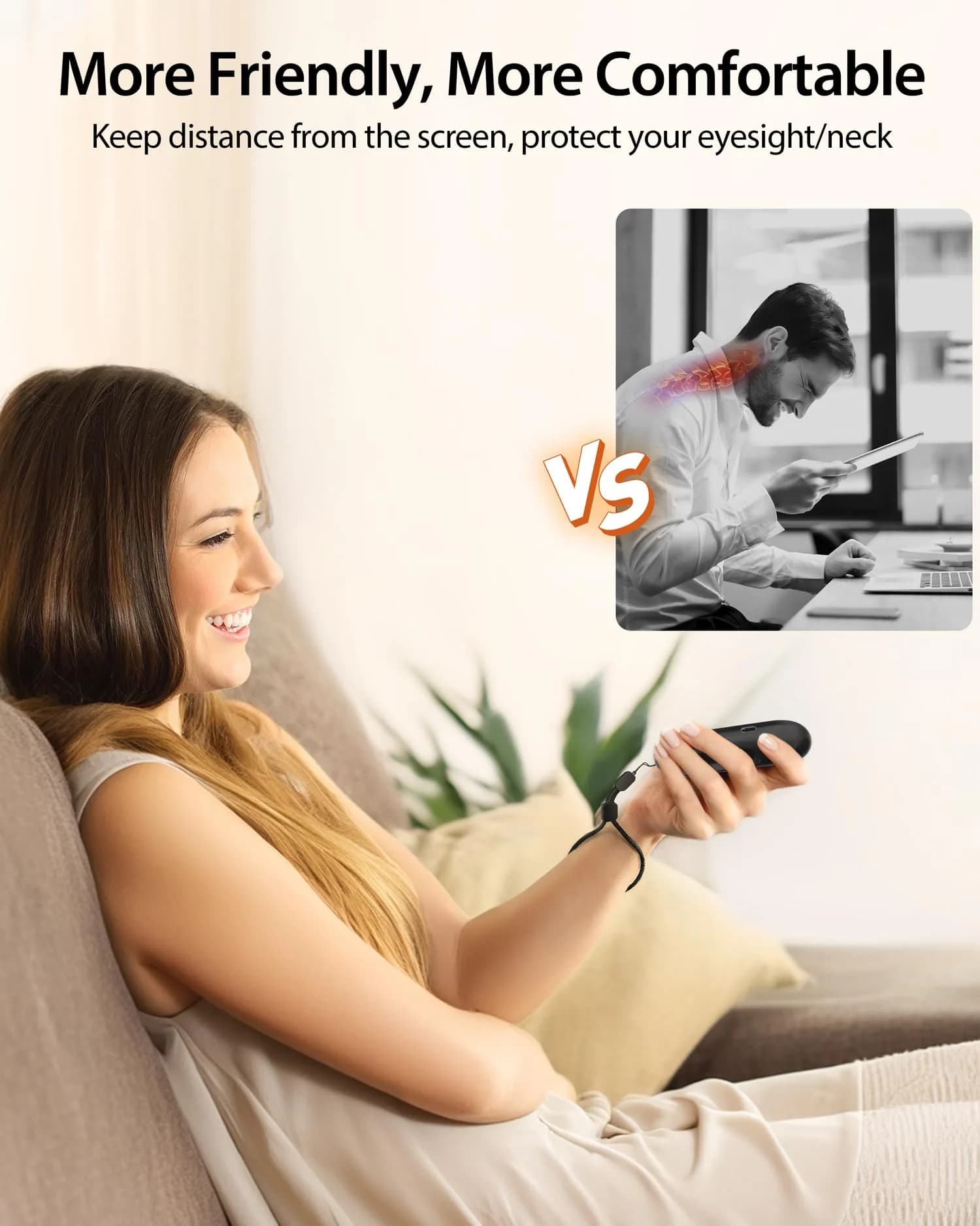 Stouchi Magnetic Page Turner Remote for Kindle Paperwhite, iPad, Android Tablets | 15m Range - view 3